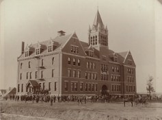 Opening day of the College, 1898